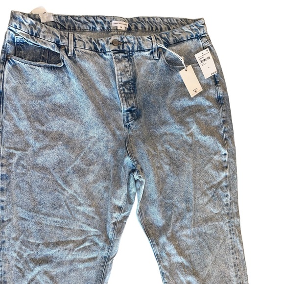 Good American Good Boy Light Wash Vintage Inspired Blue Curvy Jeans Size 18 - Picture 9 of 13